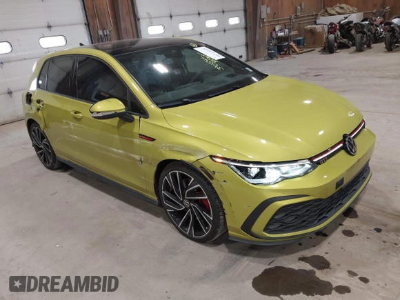 2022 Volkswagen GTI Autobahn с VIN WVW687CD9NW126727, выставлен на аукционе IAAI как лот 42413190 с пробегом 39 455 миль миль и . История ставок и продаж доступна на DreamBid. Изображение 1.
