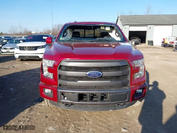 2015 Ford F-150 XLT with VIN 1FTEW1EG4FKD58974, listed as a IAAI auction lot 41758137 with 104,656 mi miles. Bid and sale history available at carsss.com. Image 12.