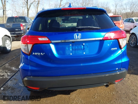 2021 Honda HR-V EX with VIN 3CZRU6H57MM752225, listed as a IAAI auction lot 41791264 with 62,972 mi miles. Bid and sale history available at carsss.com. Image 16.