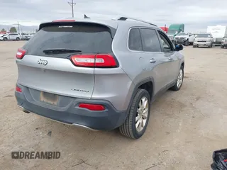 2014 Jeep Cherokee Limited with VIN 1C4PJLDB2EW160202, listed as a IAAI auction lot 41031874 with 168,181 mi miles. Bid and sale history available at carsss.com. Image 4.