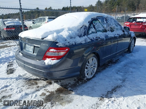 2008 Mercedes-Benz C 300 Sport with VIN WDDGF81X38F194240, listed as a IAAI auction lot 41355340 with Not Provided miles and . Bid and sale history available at DreamBid. Image 4.