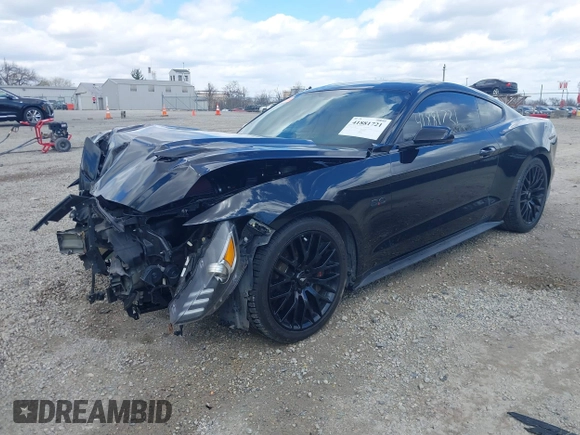 2016 Ford Mustang GT with VIN 1FA6P8CF0G5317364, listed as a IAAI auction lot 41881721 with 85,713 mi miles. Bid and sale history available at carsss.com. Image 2.