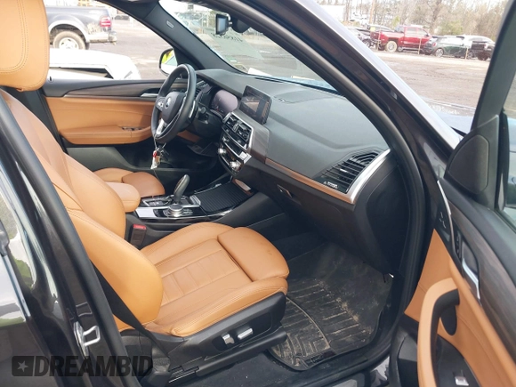 2021 BMW X3 xDrive30i with VIN 5UXTY5C03M9H92100, listed as a IAAI auction lot 41856328 with 19,460 mi miles and . Bid and sale history available at DreamBid. Image 5.