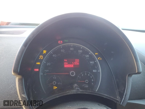 2010 Volkswagen Beetle with VIN 3VWRG3AL1AM005636, listed as a Copart auction lot 44068415 with 57,056 mi miles and Salvage Title. Bid and sale history available at DreamBid. Image 9.