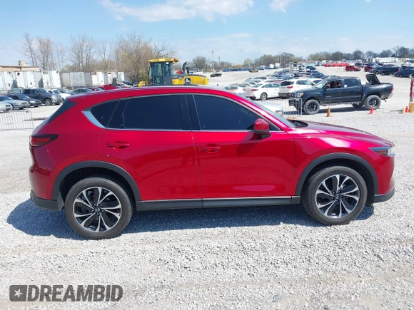 2022 Mazda CX-5 2.5 S Premium Package with VIN JM3KFBDM5N1532837, listed as a IAAI auction lot 41869721 with 59,249 mi miles. Bid and sale history available at carsss.com. Image 13.