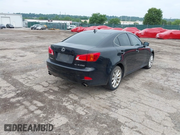 2009 Lexus IS 250 with VIN JTHCK262395032810, listed as a IAAI auction lot 42718026 with 260,679 mi miles and . Bid and sale history available at DreamBid. Image 4.