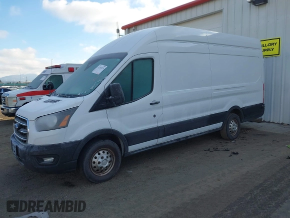 2020 Ford Transit Cargo with VIN 1FTBR3U83LKA32806, listed as a IAAI auction lot 41364870 with 173,822 mi miles and . Bid and sale history available at DreamBid. Image 2.