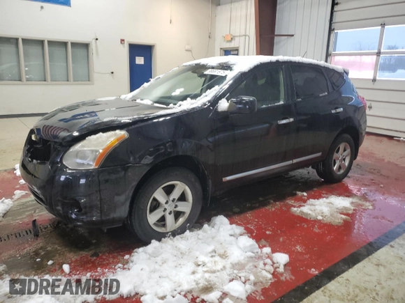 2012 Nissan Rogue SV with VIN JN8AS5MV1CW378500, listed as a Copart auction lot 88691675 with 147,524 mi miles and Salvage Title. Bid and sale history available at carsss.com. Image 1.