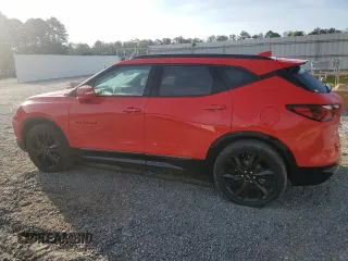 2019 Chevrolet Blazer RS with VIN 3GNKBERS7KS687307, listed as a Copart auction lot 55068695 with 106,875 mi miles and Salvage title. Bid and sale history available at DreamBid. Image 2.