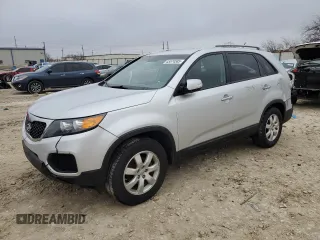 2013 Kia Sorento LX with VIN 5XYKT4A21DG377623, listed as a Copart auction lot 45574585 with 170,593 mi miles and Salvage title. Bid and sale history available at DreamBid. Image 1.
