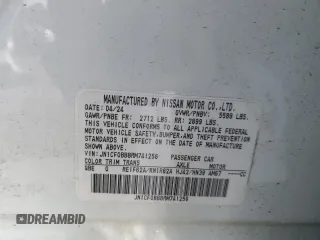 2024 Nissan ARIYA Engage с VIN JN1CF0BB8RM741256, выставлен на аукционе Copart как лот 62162325 с пробегом 6 549 миль миль и Списание • Salvage title. История ставок и продаж доступна на DreamBid. Изображение 14.
