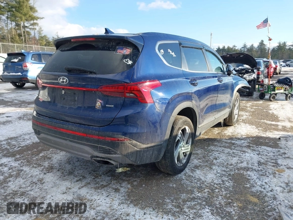 2023 Hyundai Santa Fe SE with VIN 5NMS1DAJ2PH554770, listed as a IAAI auction lot 41393515 with 30,309 mi miles. Bid and sale history available at carsss.com. Image 4.