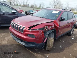 2016 Jeep Cherokee Sport with VIN 1C4PJMAB6GW191398, listed as a IAAI auction lot 42029572 with 214,790 mi miles and . Bid and sale history available at DreamBid. Image 2.