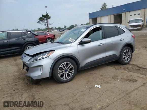 2021 Ford Escape SEL with VIN 1FMCU0H6XMUA63904, listed as a Copart auction lot 60810685 with 110,257 mi miles and Clean title. Bid and sale history available at DreamBid. Image 1.