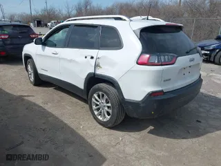 2020 Jeep Cherokee Latitude with VIN 1C4PJLCB1LD596646, listed as a IAAI auction lot 41822600 with 98,797 mi miles. Bid and sale history available at carsss.com. Image 3.