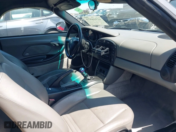 2002 Porsche Boxster with VIN WP0CA29822U623355, listed as a IAAI auction lot 41916973 with 120,102 mi miles and . Bid and sale history available at DreamBid. Image 5.