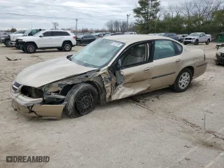 2004 Chevrolet Impala with VIN 2G1WF52E849338393, listed as a Copart auction lot 43051585 with 0 mi miles and Salvage Title. Bid and sale history available at carsss.com. Image 1.