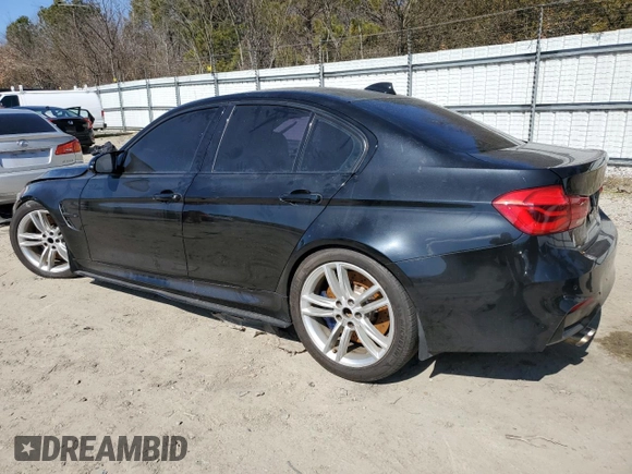 2016 BMW M3 with VIN WBS8M9C58G5D30271, listed as a Copart auction lot 47298135 with Not provided miles and Salvage title. Bid and sale history available at DreamBid. Image 2.