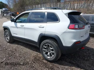 2022 Jeep Cherokee Trailhawk with VIN 1C4PJMBX0ND545659, listed as a IAAI auction lot 41985121 with 26,397 mi miles. Bid and sale history available at carsss.com. Image 3.