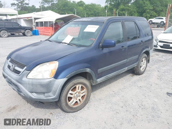 2002 Honda CR-V EX with VIN JHLRD78822C027722, listed as a IAAI auction lot 42120291 with 479,642 mi miles. Bid and sale history available at carsss.com. Image 2.