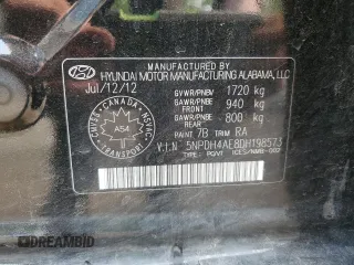 2013 Hyundai Elantra Limited z VIN 5NPDH4AE8DH198573, wystawiony jako Copart lot #58902955 z przebiegiem 201 516 mil mil oraz Szkoda całkowita • Salvage title. Historia ofert i sprzedaży dostępna na DreamBid. Obrazek 12.