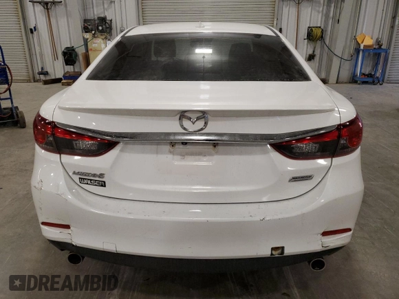 2014 Mazda 6 i Grand Touring with VIN JM1GJ1W65E1120536, listed as a Copart auction lot 51058525 with 85,850 mi miles and Salvage Title. Bid and sale history available at DreamBid. Image 6.