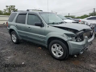 2006 Ford Escape Hybrid with VIN 1FMCU96HX6KA20493, listed as a Copart auction lot 55500925 with 195,346 mi miles and Salvage title. Bid and sale history available at DreamBid. Image 4.