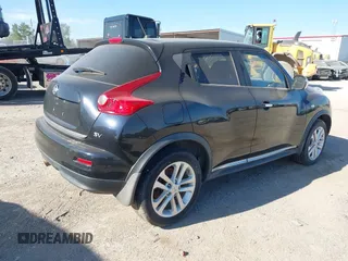 2011 Nissan Juke SV with VIN JN8AF5MR4BT020279, listed as a IAAI auction lot 42035907 with 93,835 mi miles and . Bid and sale history available at carsss.com. Image 4.