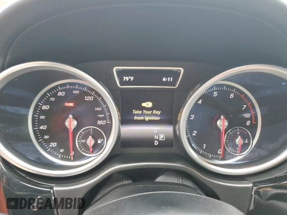 2017 Mercedes-Benz GLS 550 with VIN 4JGDF7DE0HA973881, listed as a Copart auction lot 73642754 with Not Provided miles and Salvage Title. Bid and sale history available at DreamBid. Image 8.
