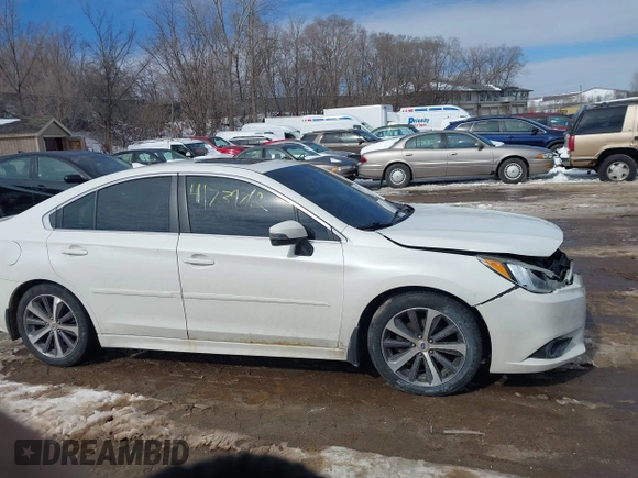 2016 Subaru Legacy 2.5i Limited with VIN 4S3BNAL64G3010829, listed as a IAAI auction lot 41739712 with 117,381 mi miles. Bid and sale history available at carsss.com. Image 13.