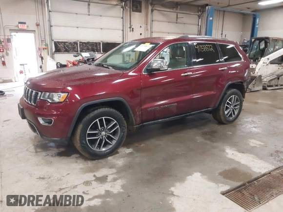2018 Jeep Grand Cherokee Limited with VIN 1C4RJFBGXJC103685, listed as a IAAI auction lot 41758872 with 61,514 mi miles and . Bid and sale history available at DreamBid. Image 18.