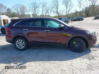 2020 Kia Sorento LX with VIN 5XYPG4A38LG658867, listed as a IAAI auction lot 41904018 with 48,499 mi miles. Bid and sale history available at carsss.com. Image 13.