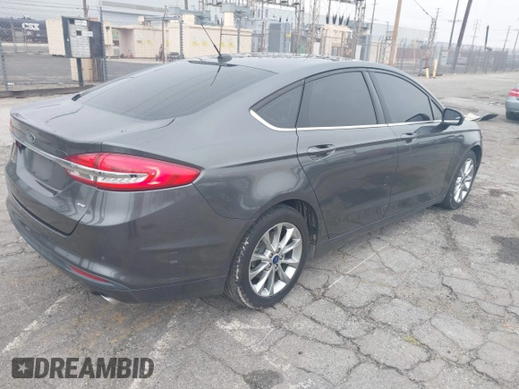 2017 Ford Fusion SE with VIN 3FA6P0H75HR242520, listed as a IAAI auction lot 41721163 with 62,853 mi miles. Bid and sale history available at carsss.com. Image 4.