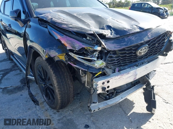 2023 Toyota Highlander L with VIN 5TDKDRAH3PS520691, listed as a IAAI auction lot 40677236 with 37,109 mi miles and . Bid and sale history available at DreamBid. Image 6.