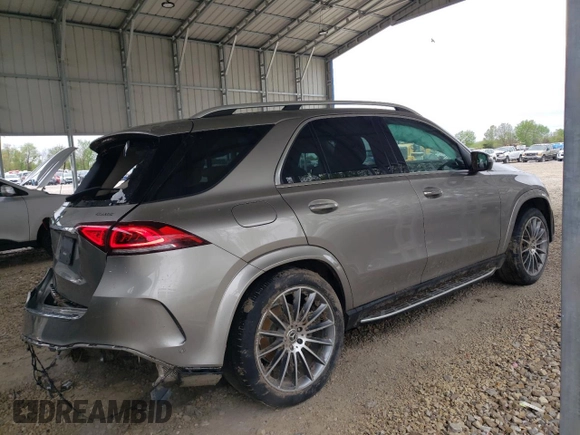 2023 Mercedes-Benz GLE 350 with VIN 4JGFB4KB0PA905915, listed as a Copart auction lot 53617055 with 50,216 mi miles and Salvage title. Bid and sale history available at DreamBid. Image 3.