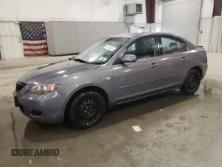 2008 Mazda 3 Sport with VIN JM1BK12F981866604, listed as a Copart auction lot 55243085 with 204,494 mi miles and Salvage Title. Bid and sale history available at DreamBid. Image 1.