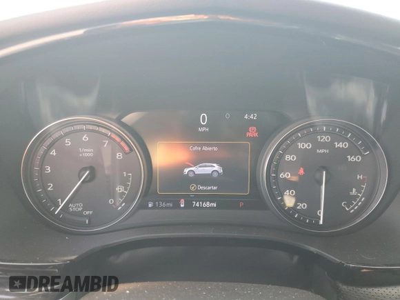 2022 Cadillac XT5 FWD Premium Luxury z VIN 1GYKNCRS7NZ101131, wystawiony jako Copart lot #56365065 z przebiegiem 74 168 mil mil oraz Szkoda całkowita • Salvage title. Historia ofert i sprzedaży dostępna na DreamBid. Obrazek 9.