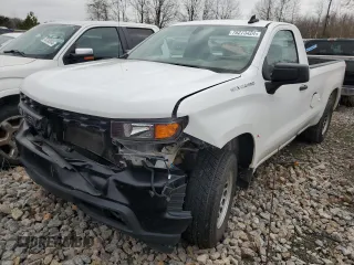 2021 Chevrolet Silverado 1500 Work Truck with VIN 3GCNWAEH7MG202084, listed as a Copart auction lot 78273424 with 107,274 mi miles and Salvage Title. Bid and sale history available at carsss.com. Image 1.