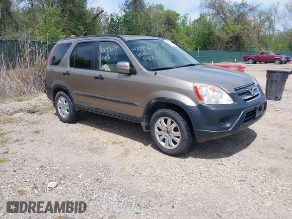 2006 Honda CR-V EX with VIN SHSRD78816U400456, listed as a IAAI auction lot 42095639 with 200,752 mi miles and . Bid and sale history available at carsss.com. Image 1.