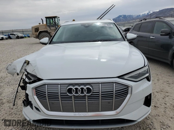 2019 Audi e-tron Prestige with VIN WA1VABGE9KB021981, listed as a Copart auction lot 50371845 with 46,624 mi miles and Salvage Title. Bid and sale history available at carsss.com. Image 5.