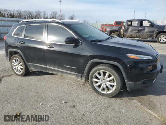2017 Jeep Cherokee Limited with VIN 1C4PJLDB5HW522379, listed as a Copart auction lot 49590765 with 204,711 mi miles and Salvage Title. Bid and sale history available at carsss.com. Image 4.