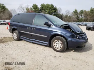 2007 Dodge Grand Caravan SE with VIN 1D4GP24R57B254545, listed as a Copart auction lot 53461695 with 58,736 mi miles and Clean Title. Bid and sale history available at DreamBid. Image 4.