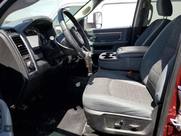 2018 Ram 2500 Big Horn with VIN 3C6UR5DL5JG217475, listed as a Copart auction lot 52010675 with 55,431 mi miles and Salvage title. Bid and sale history available at DreamBid. Image 7.