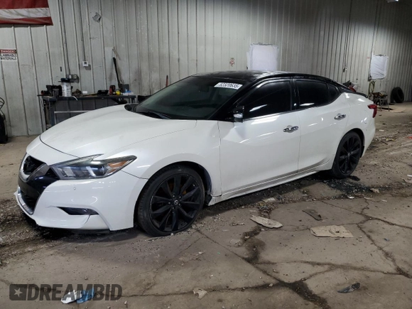 2017 Nissan Maxima SV with VIN 1N4AA6AP9HC387874, listed as a Copart auction lot 52320635 with Not Provided miles and Clean Title. Bid and sale history available at carsss.com. Image 1.