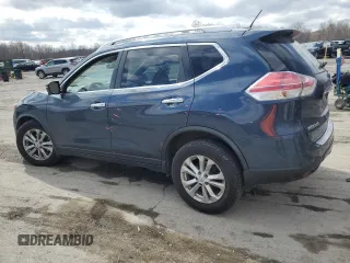 2015 Nissan Rogue S with VIN KNMAT2MVXFP578751, listed as a Copart auction lot 50409875 with 174,142 mi miles and Salvage Title. Bid and sale history available at carsss.com. Image 2.