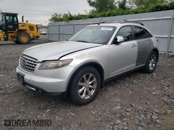 2007 Infiniti FX with VIN JNRAS08W77X209146, listed as a Copart auction lot 70104674 with 140,548 mi miles and Clean Title. Bid and sale history available at DreamBid. Image 1.