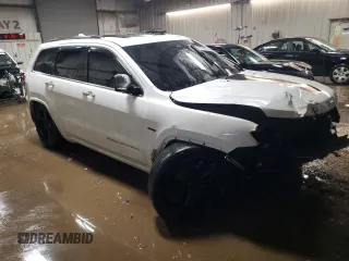 2015 Jeep Grand Cherokee Overland with VIN 1C4RJFCT9FC853324, listed as a Copart auction lot 88104655 with Not Provided miles and Salvage Title. Bid and sale history available at carsss.com. Image 4.