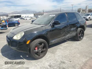 2006 Porsche Cayenne Turbo with VIN WP1AC29P56LA90811, listed as a Copart auction lot 75862554 with 150,622 mi miles and Salvage Title. Bid and sale history available at carsss.com. Image 1.