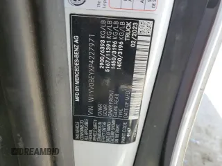 2023 Mercedes-Benz Metris Cargo z VIN W1YV0BEYXP4227971, wystawiony jako Copart lot #52766075 z przebiegiem 41 571 mil mil oraz Szkoda całkowita • Salvage title. Historia ofert i sprzedaży dostępna na DreamBid. Obrazek 13.