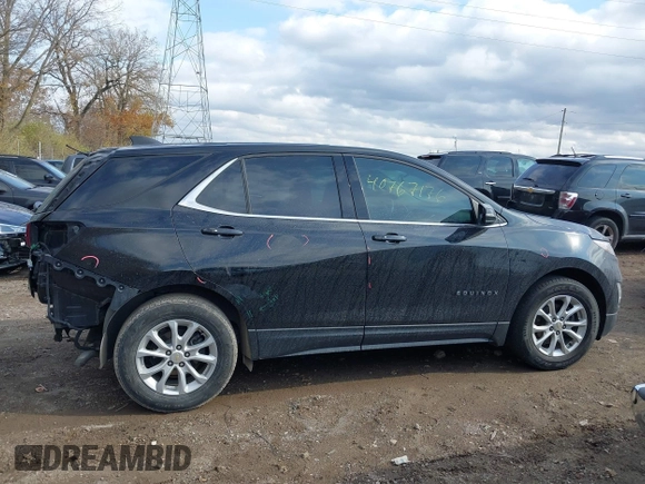 2019 Chevrolet Equinox LT z VIN 2GNAXKEV5K6269208, wystawiony jako IAAI lot #40767176 z przebiegiem 81 717 mil mil oraz . Historia ofert i sprzedaży dostępna na DreamBid. Obrazek 13.